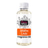 A bottle of Fizzy Whiz 'Wildfire Litchi' fragrance oil on a solid white background. The bottle is made of clear plastic, showing the pale yellow oil inside, and has a white cap and a white label with an orange label block.