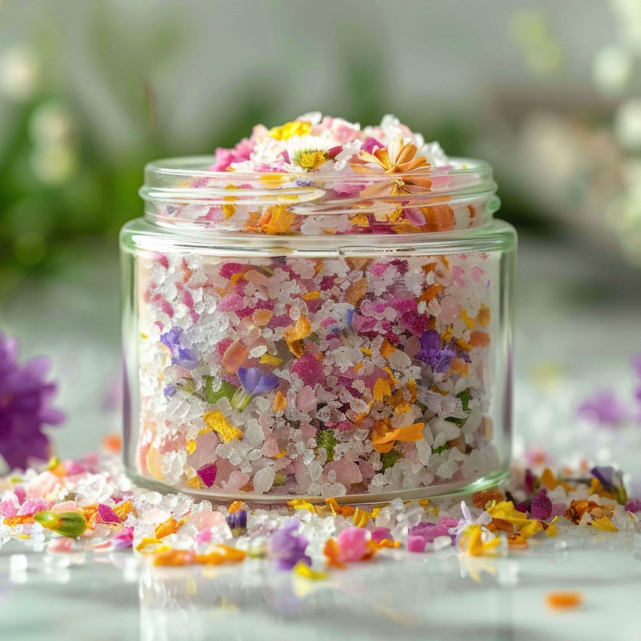 Soaking Bath Salts Botanical Addendum - Christmas Set 10