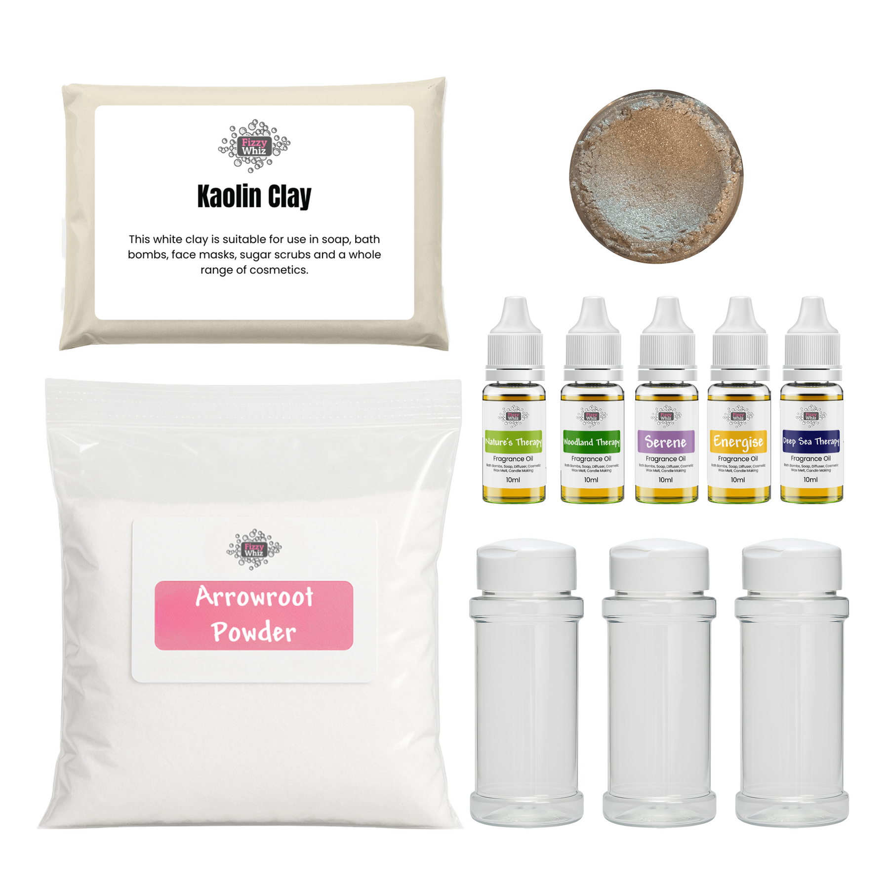 Dry Shampoo & Body Powder Kit – FizzyWhiz