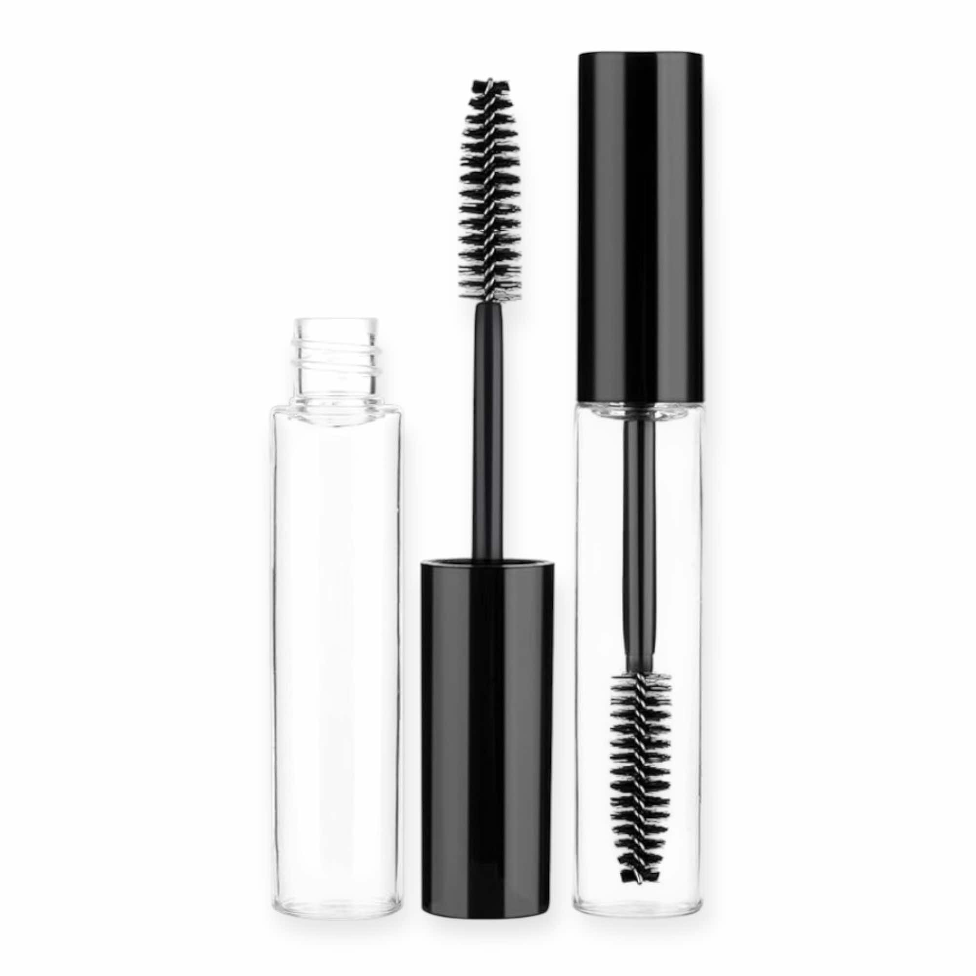 10ml Mascara Wand Empty Tube Clear Container With Cap & Applicator