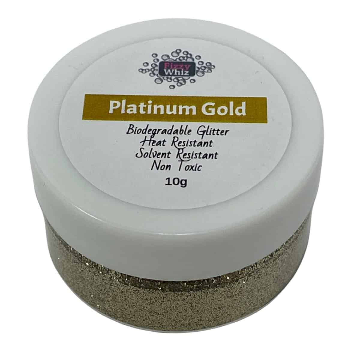 Biodegradable Platinum Gold Glitter
