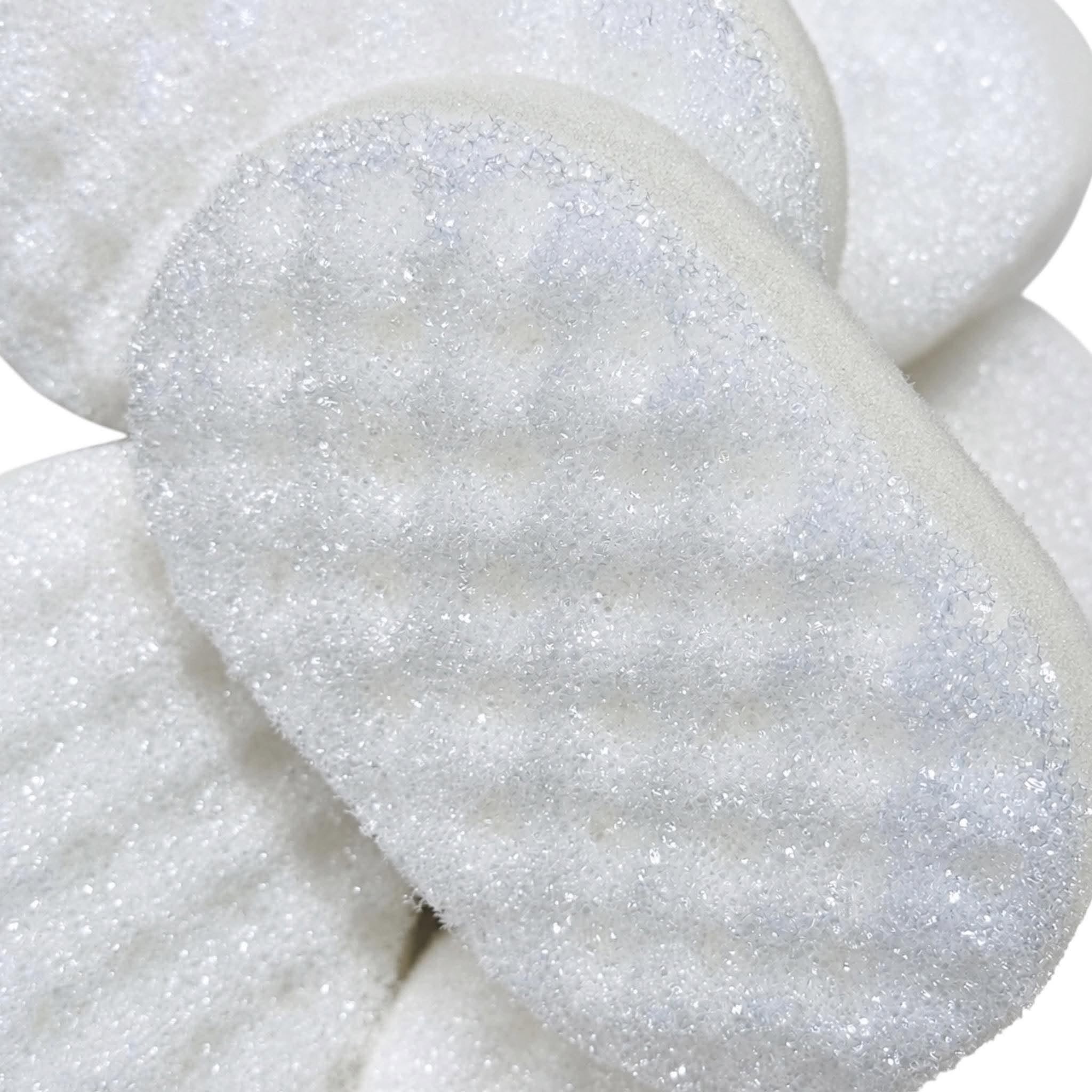 120 White Exfoliating Massage Sponges