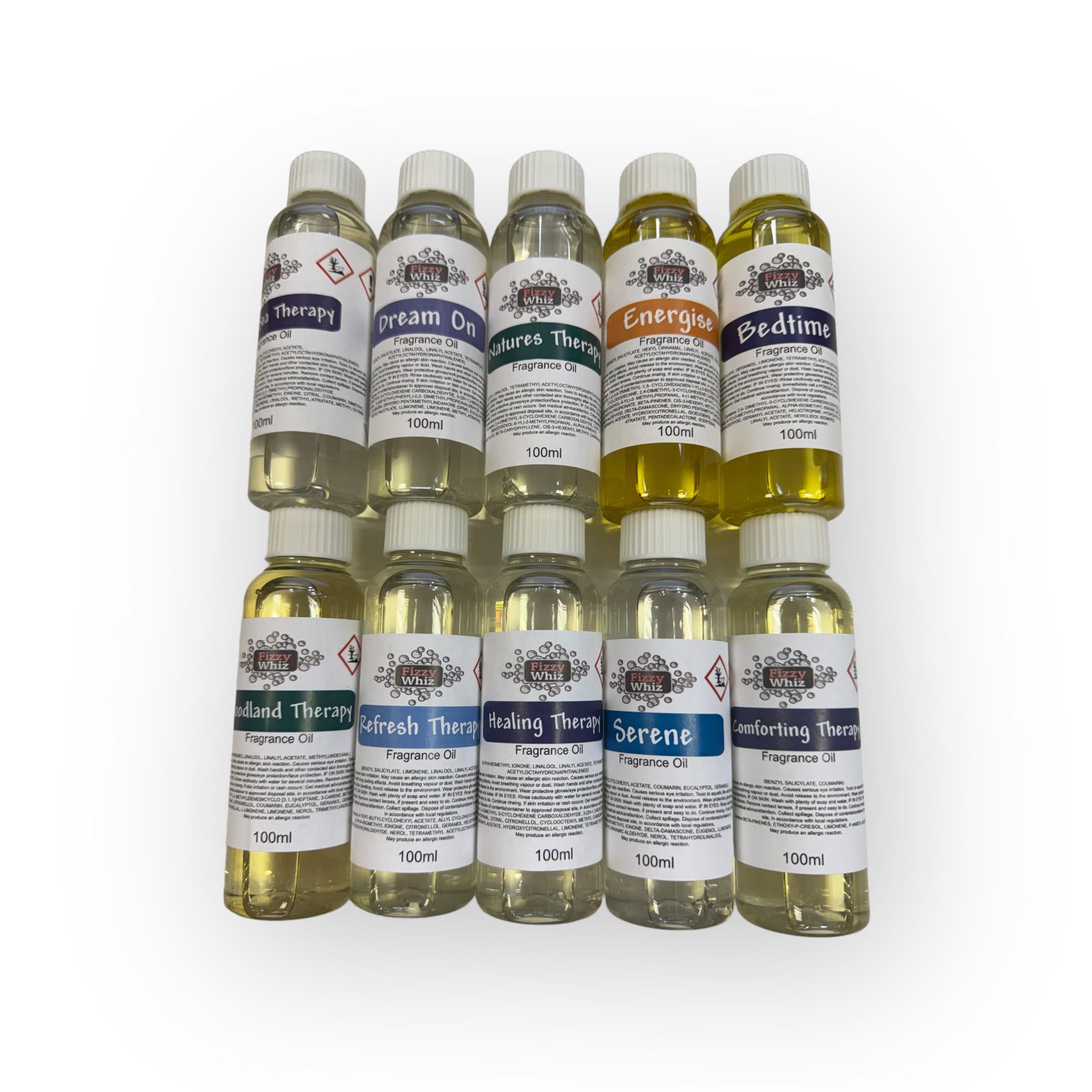 * Assessment & Fragrance Oil Bundle Deal Wellness Collection 100ml Scents Save £750 *