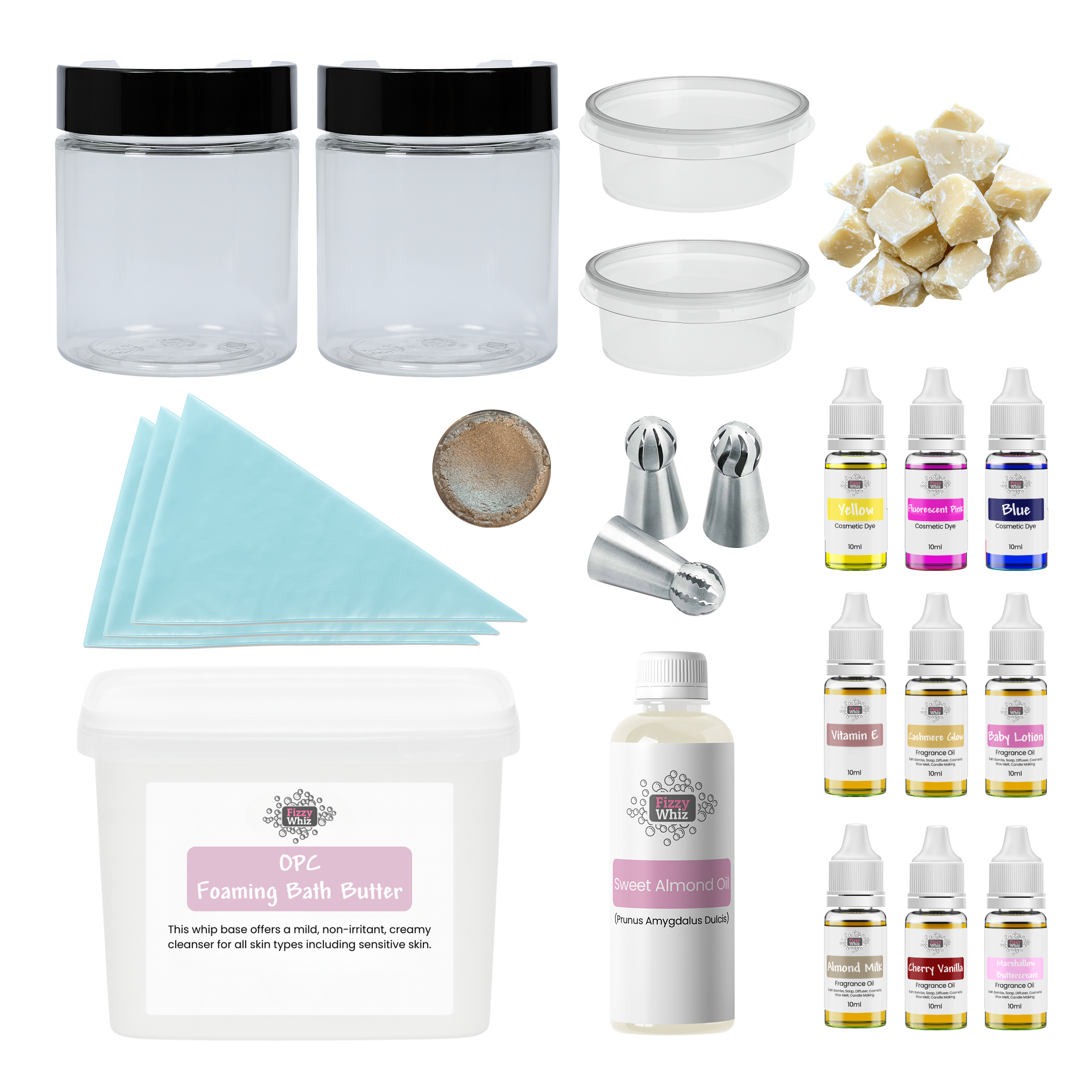 Whipped Soap Kit - Foaming Bath Whip